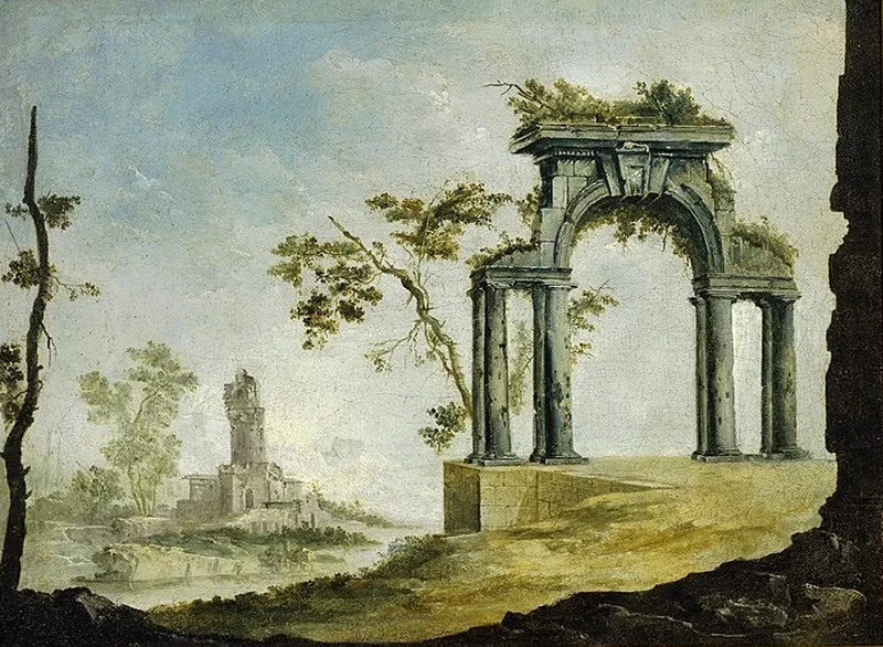 Paesaggio con rovine - Mead Art Museum